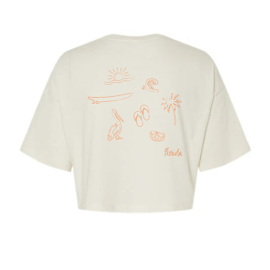 Florida Etched Crop Tee