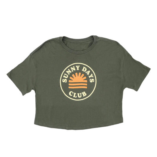 Sunny Day Club Cropped Tee